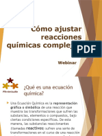 Como Ajustar Un Reacción Química Compleja