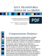 1 Respuesta Transitoria de Sistemas de 1er Orden