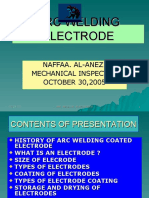 Arc welding electrode
