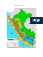 Mapa de Clasificación Climatica Del Perú