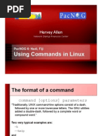 Using Commands in Linux: Hervey Allen