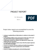 Project Report: Dr. Betasolo Wk4
