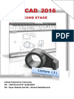 Autocad 2016: Second Stage