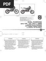 Download Husqvarna WRE 125 2005 Owners Manual by ducmans SN46736667 doc pdf