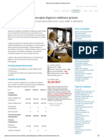 Business-Plan Agence Relations Presse