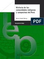 Historia de las comunidades indigenas y campesinas del Peru (4)