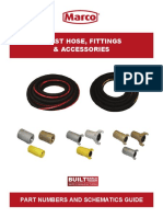 Blast Hose Fittings Accessories Part Numbers and Schematics Guide 106m030