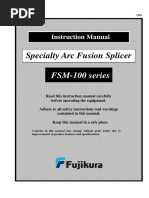 Specialty Arc Fusion Splicer: FSM-100 Series