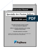 Specialty Arc Fusion Splicer: FSM-100 Series