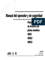 Manual de Operador JLG 600S600SJ660SJ
