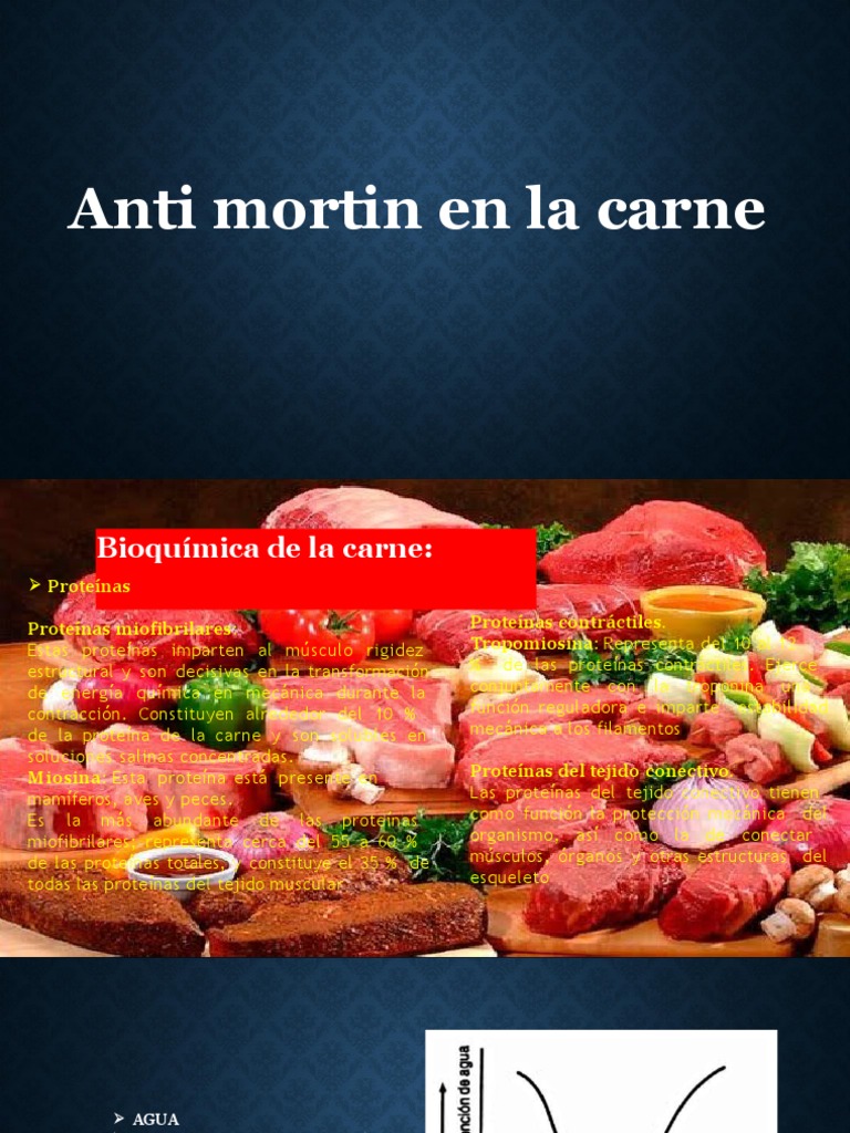 Bioquimica de La Carne PDF Carne