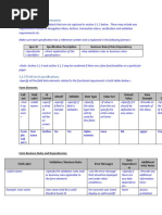 3.1.4 Functional Requirements: Exam Ple: Call-Out 1 User Name Textbox Yes Yes Alpha - Numeric None NA Agujar User Entry