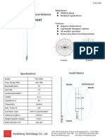 Technical Sheet: TQJ-400C Fiberglass Omni-Directional Antenna