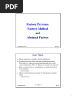 Factory Patterns: Factory Method and Abstract Factory