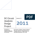 DC Circuit Analysis - Final Lab Design Project