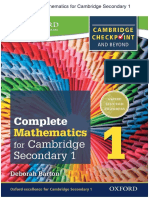 Complete Mathematics For Cambridge Secondary 1