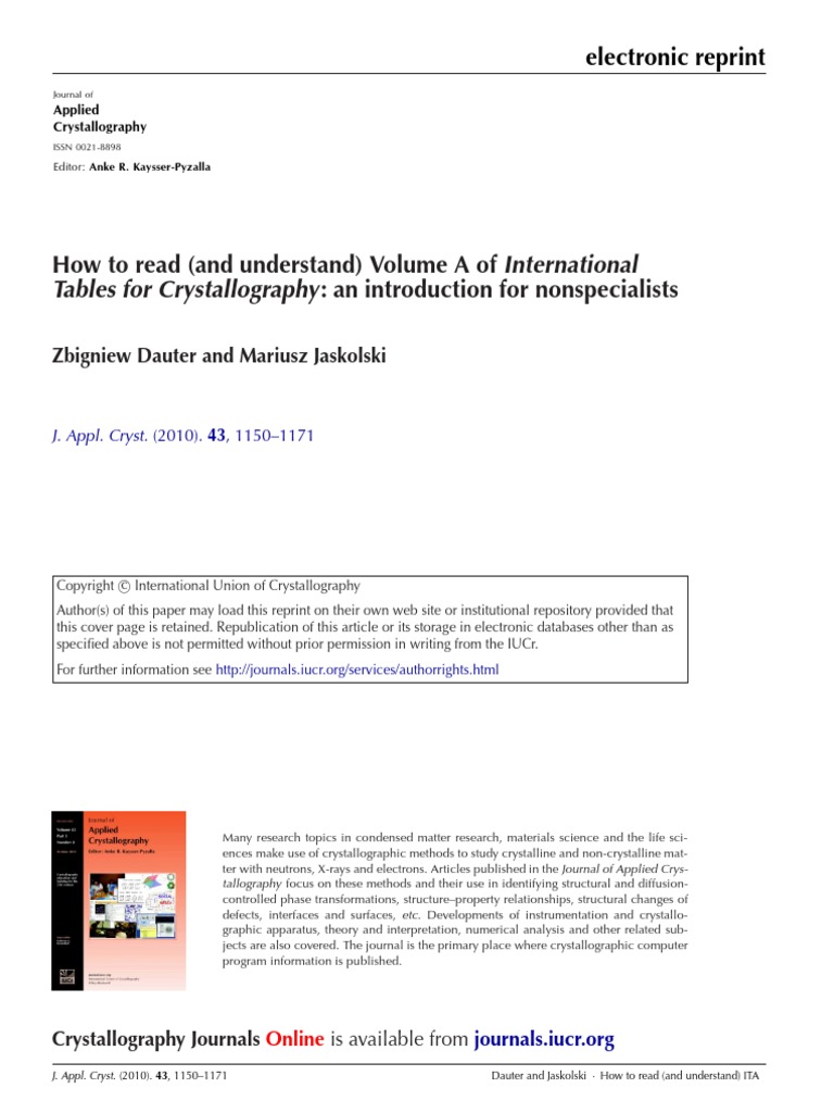 284 PDF | PDF | Crystal Structure | Crystallography