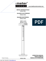 Manual Usuario Balanza healtOMeter 500KL