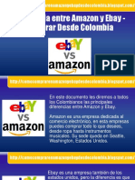 Diferencia Entre Amazon y Ebay - Casillero Virtual La Solución para Comprar Desde Colombia en Amazon y Ebay PDF