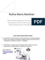 Rutina Mario Martínez