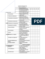 Lista de Chequeo 5