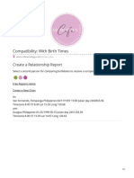 Compatibility: With Birth Times: Create A Relationship Report