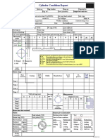 Cylinder Condition Report: Voyage Info