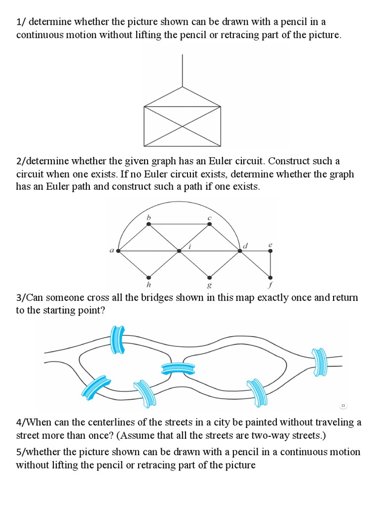 Euler and Hamiltonian Graph Analysis | PDF | Vertex (Graph Theory ...