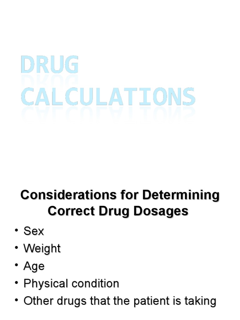 2 Drug Calculations (1 Hour) 1 PDF Teaspoon Ounce