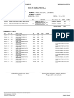 Ficha de Matricula