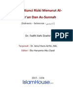 Id Kunci Kunci Rizki Menurut AlQuran Dan AsSunnah PDF