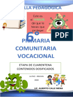 Primaria Comunitaria Vocacional: Cartilla Pedagógica