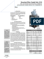 Desorber/Filter Combi Unit, D10: Product Sheet