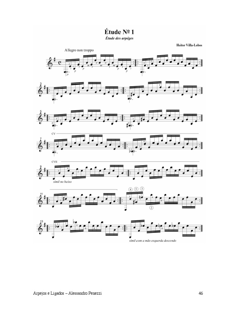 Estudo 1 Villa Lobos PDF PDF