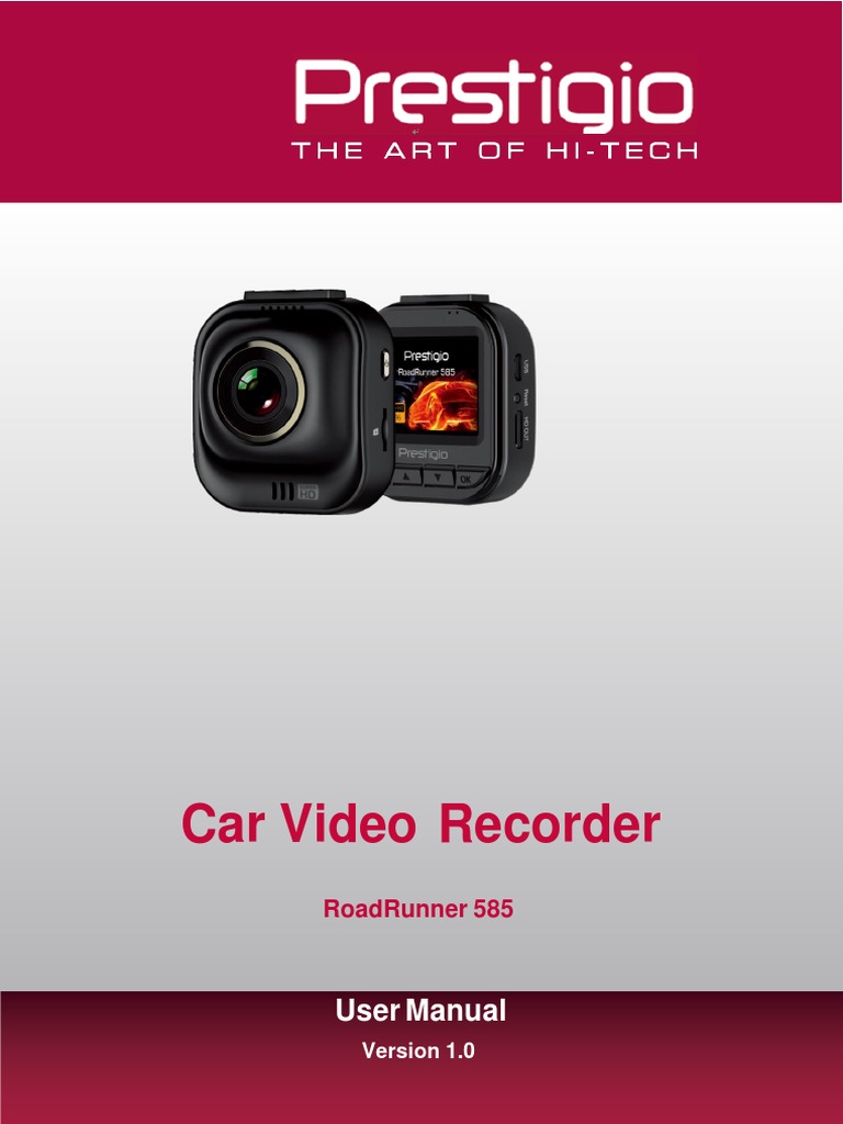 Car Video Recorder: User Manual | PDF | Digital Video Recorder ...