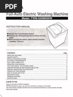 FWM-600W Instruction Manual PDF