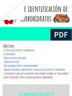 Identificación de Carbohidratos