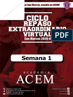 SEMANA SEM 1 Repaso 2020-II