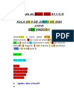 Clase virtual PLE A1.1 C.O. do 8 de junho do 2020