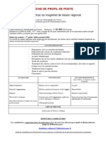 Assitant Magistrat de Liaison - Fiche de Profil de Poste 2020 PDF