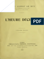 Albert de Mun - L'Heure Décisive (1913)