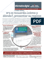 Boletín Informativo Digital: IPS Le Recuerda ¿Cómo y Dónde?, Presentar Su Reposo