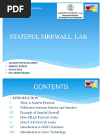 Stateful Firewall Lab: Network Security Laboratory 23 May 2016