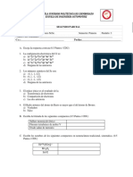 Química I: Segundo Parcial