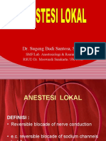 ANESTESI  LOKAL