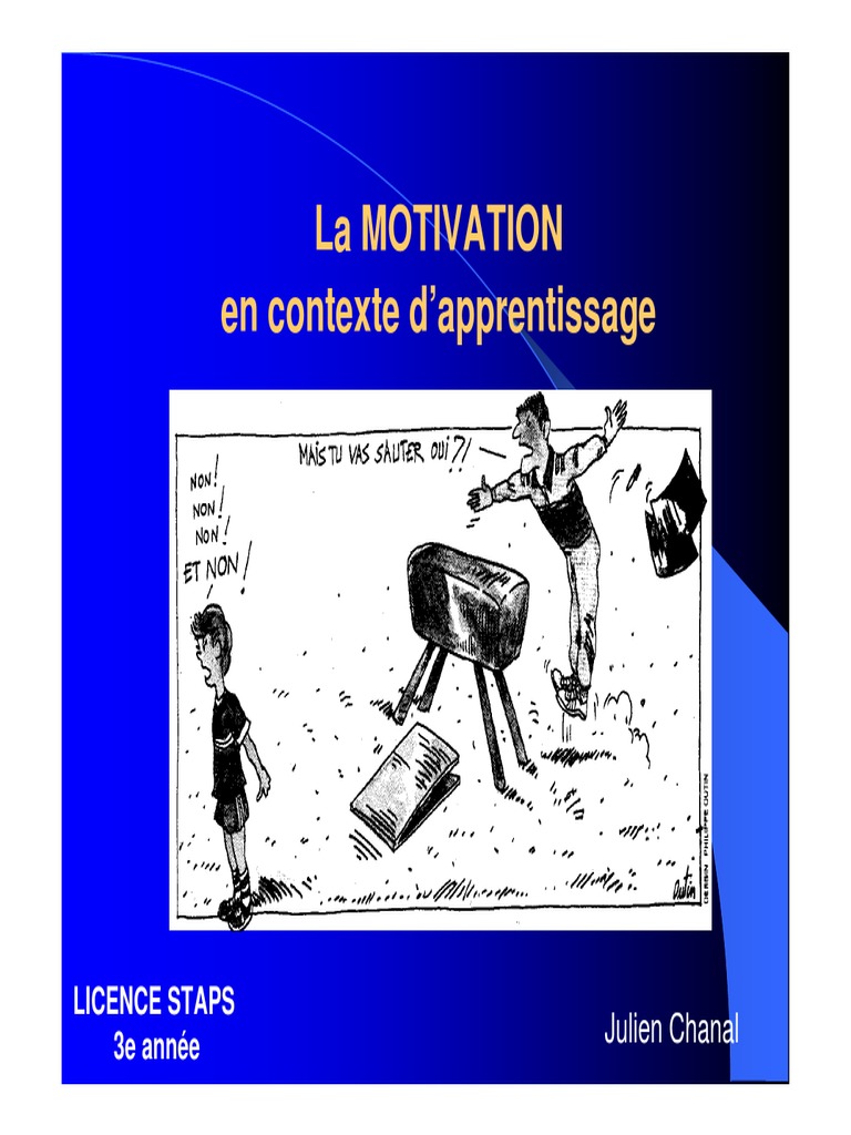 Modèle de motivation en apprentissage | PDF | Motivation | Motivant