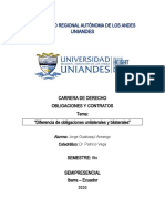 Analisis Sentencia Bilateralidad y Unilateralidad