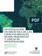 Investigación en Didáctica de Las Ciencias Sociales. Retos, Preguntas y Líneas de Investigación