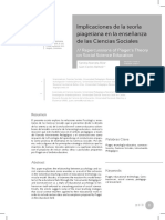 Implicaciones de La Teoria Piagetiana en La Ensena PDF