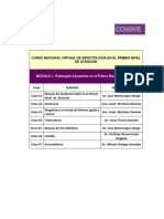 Temario. MODULO UNO - CNVInfectologiaPNA2019 PDF
